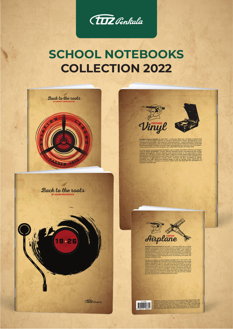 Naslovnica kataloga TOZ Penkala Notebook Catalog 2024
